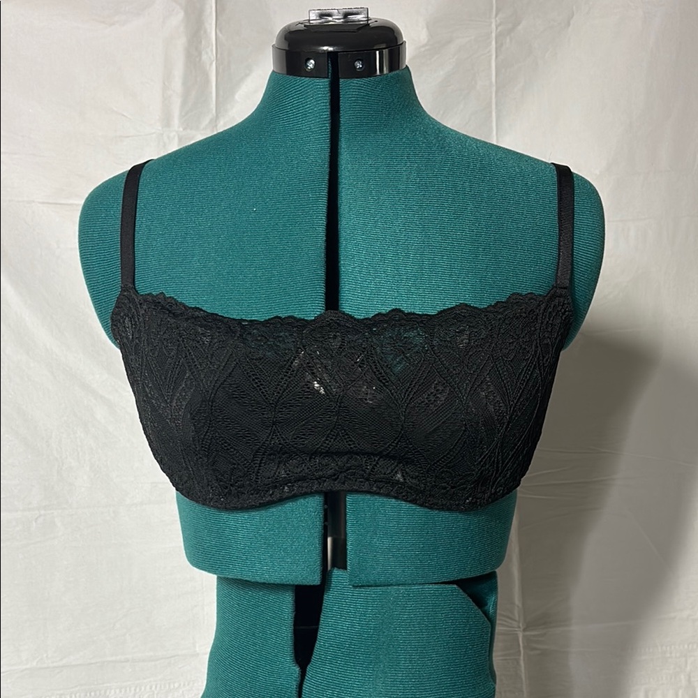 Adore Me Black Bandeau Intimates & Sleepwear